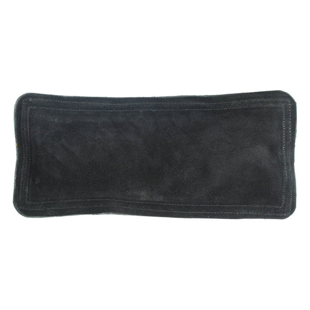 Jewelry Making Tools Sandbag, Ring Mandrel Pad - 12" x 5.5" Black Leather/Suede
